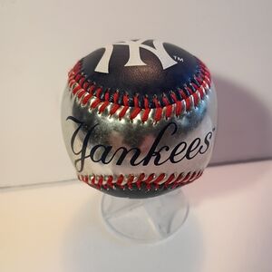 Yankees Silver and Black Baseball
